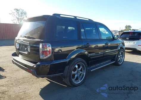 2006 Honda Pilot Ex-L из США, поврежденный, VIN 5FNYF28726B050374